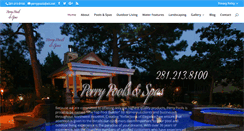 Desktop Screenshot of perrypools-spas.com